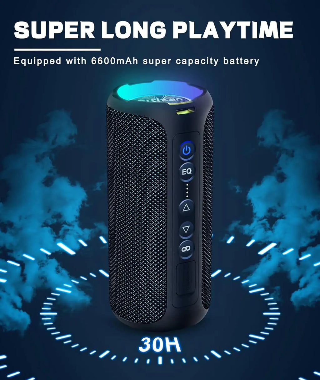 Przenośny głośnik Bluetooth – wodoodporny, głęboki dźwięk i długa żywotność baterii
