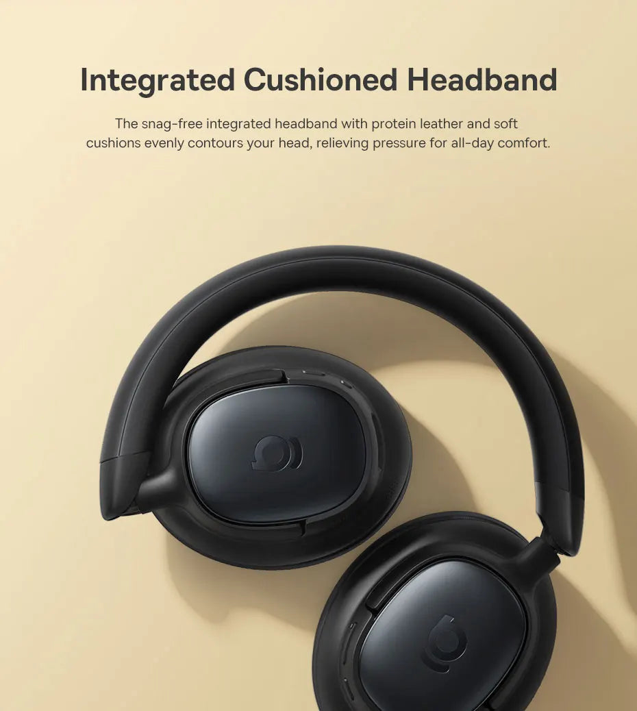 Casque sans fil Baseus Bowie MH1 ANC – Réduction de bruit active hybride, 80h d'autonomie, Son Hi-Res