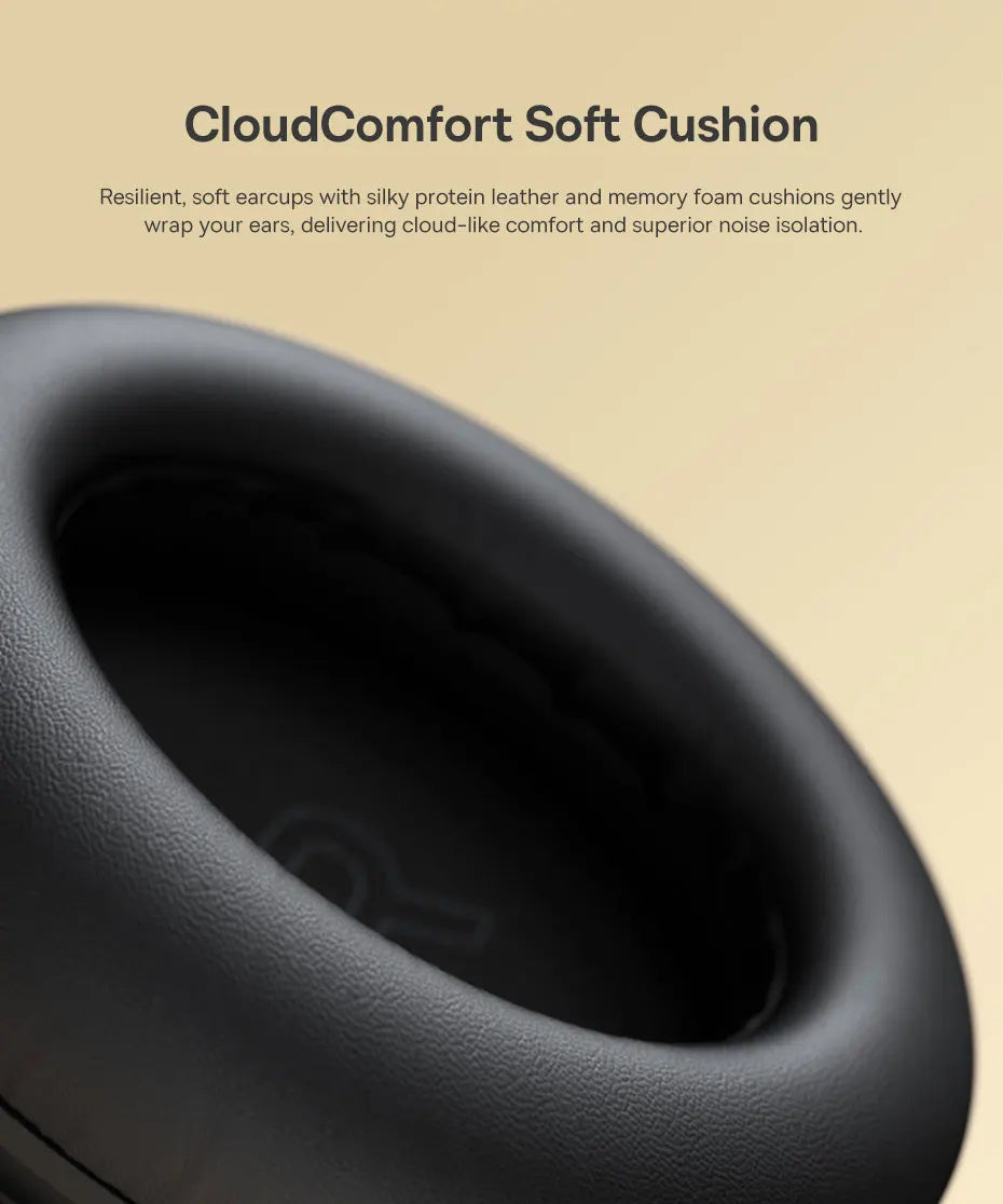 Casque sans fil Baseus Bowie MH1 ANC – Réduction de bruit active hybride, 80h d'autonomie, Son Hi-Res