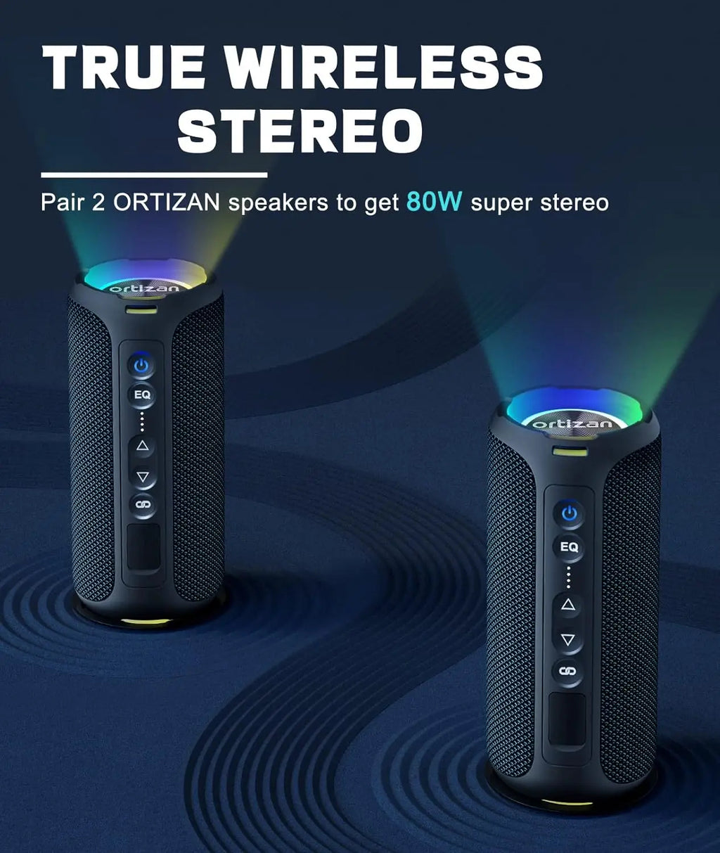 Przenośny głośnik Bluetooth – wodoodporny, głęboki dźwięk i długa żywotność baterii