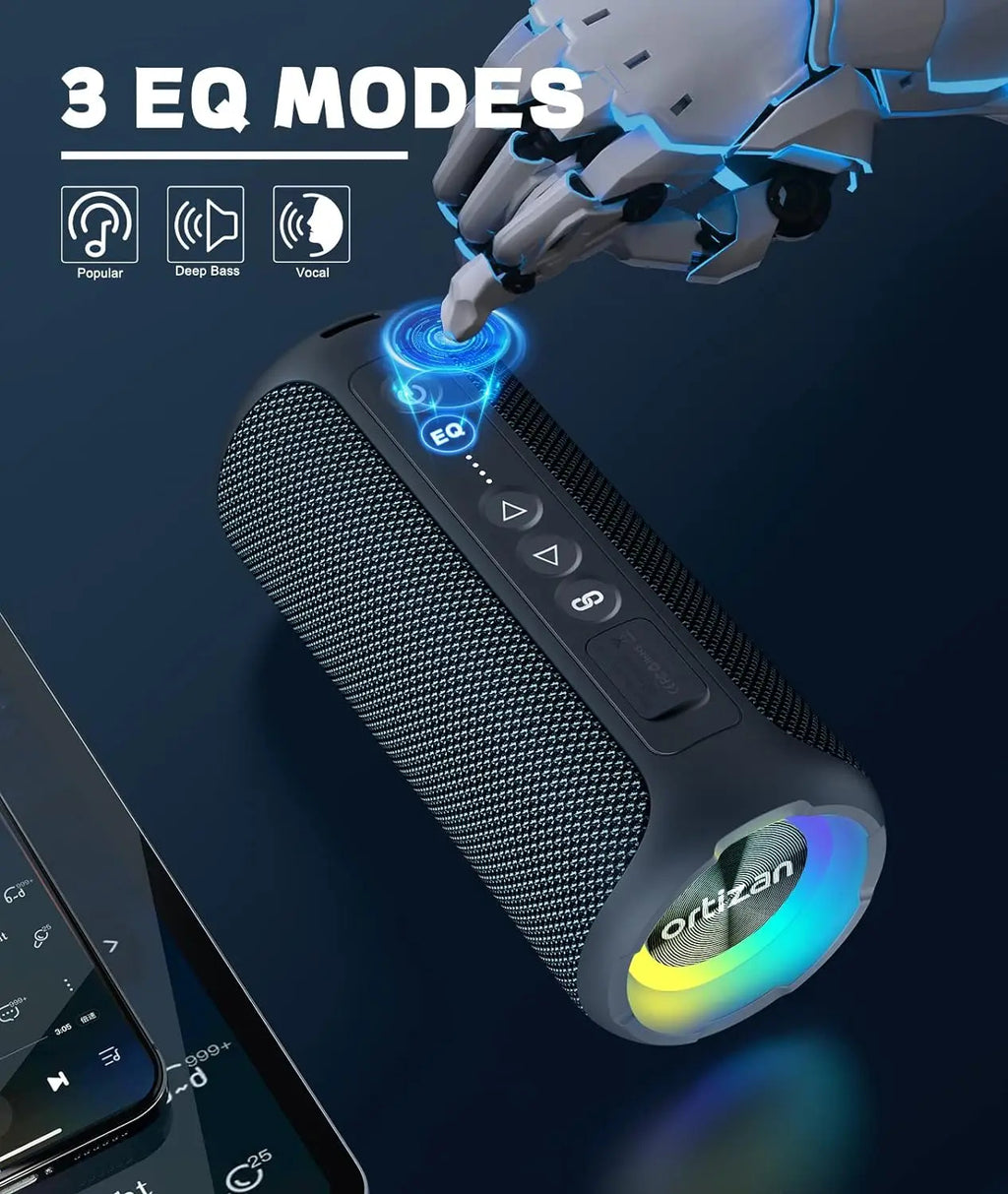 Przenośny głośnik Bluetooth – wodoodporny, głęboki dźwięk i długa żywotność baterii