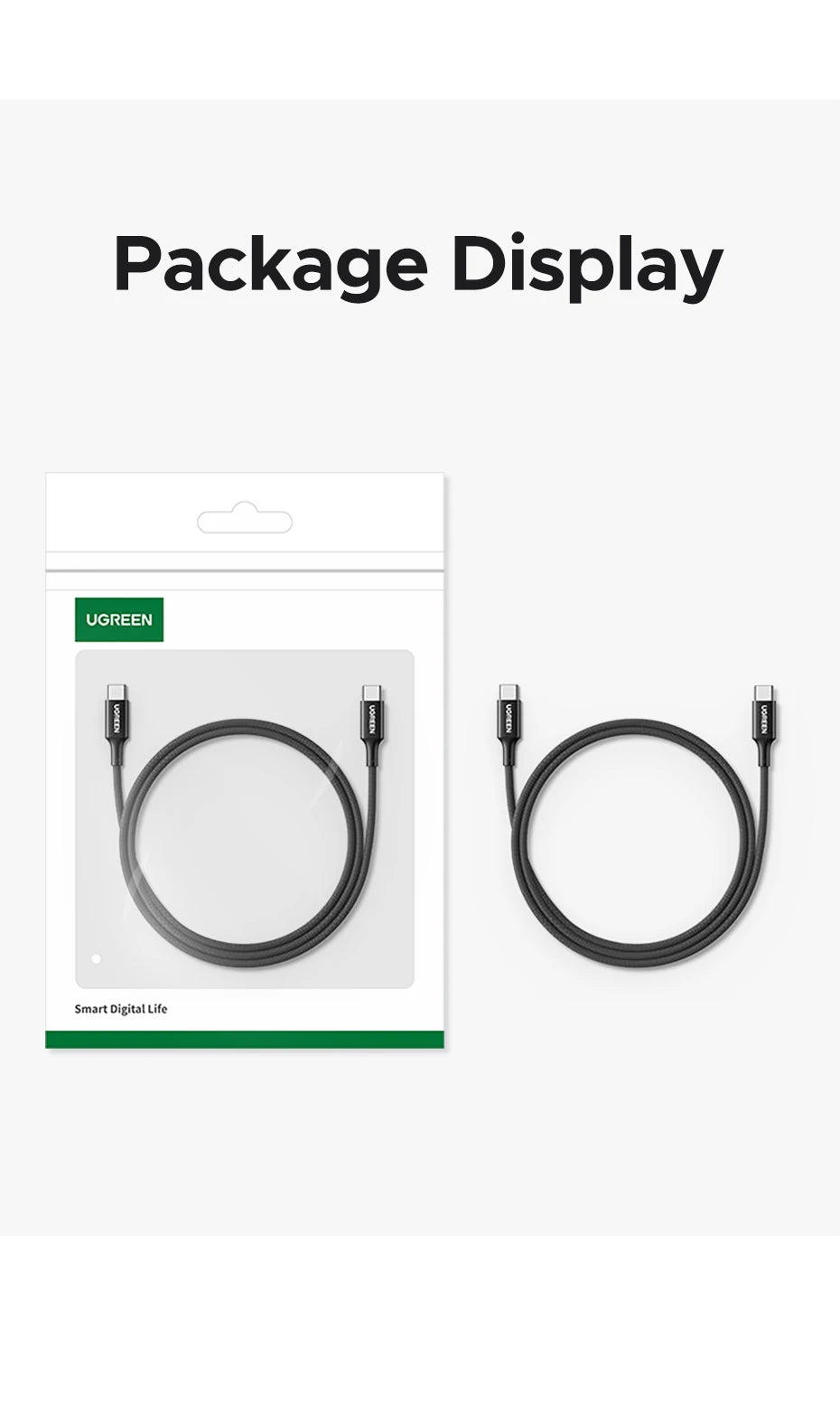 Câble de charge rapide USB-C vers USB-C 100W | Power Delivery – ZAIYNE