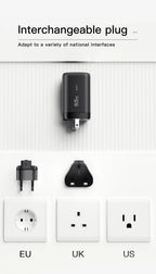 65W GaN Fast Charger USB-C | Laptop & Phone Power Adapter – ZAIYNE