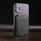 Porte-cartes en cuir MagSafe avec protection RFID | ZAIYNE