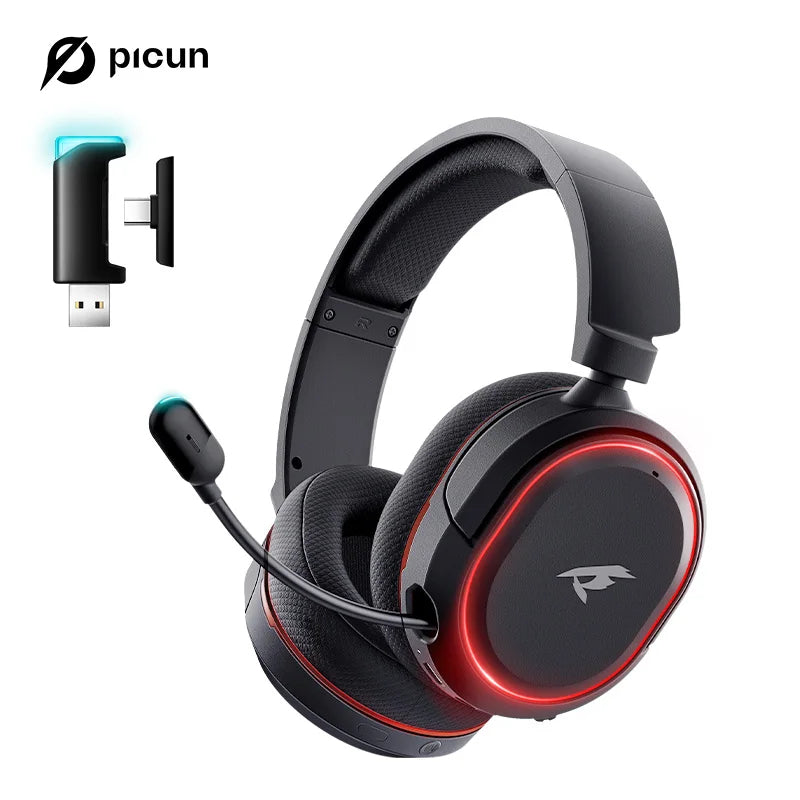 ZAIYNE G2X Pro Wireless Gaming Headset | 5ms Low Latency | 7.1 Surround