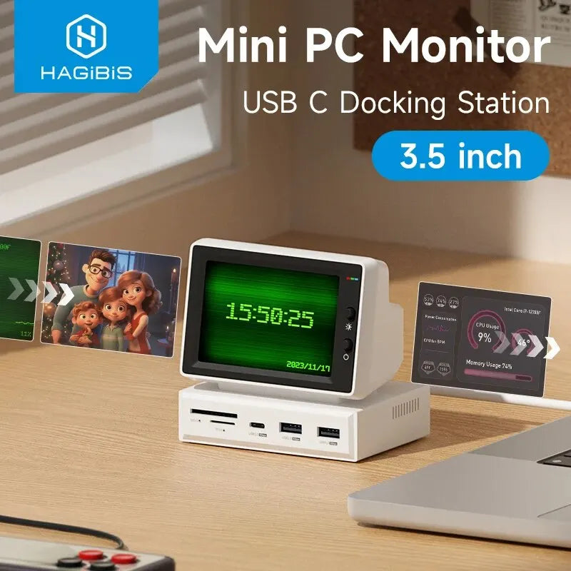 Mini écran de performance 3,5" | Moniteur de bureau USB-C | ZAIYNE
