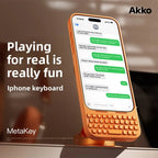 MetaKey Keyboard Phone Case for iPhone 17 Pro Max – MagSafe, Backlit Keys, Night-Light, All-in-One Protective Cover