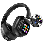 Casque sans fil Siindoo JH-ANC930Plus avec affichage LED intelligent – Noir
