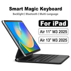 Podświetlane etui z klawiaturą magnetyczną do iPada Pro i Air | Inteligentny touchpad | ZAIYNE