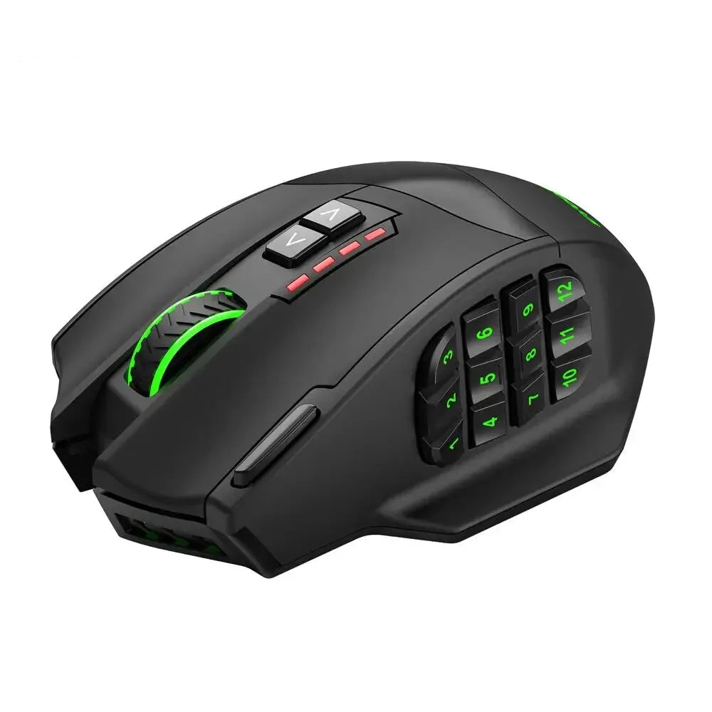 ZAIYNE X33 Pro – Souris MMO sans fil RVB | 16 boutons | 16000 DPI