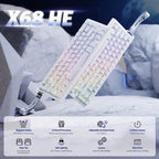 ZAIYNE AK820 MAX+ Pro – Bezprzewodowa mechaniczna klawiatura RGB | Ekran TFT | 8000 mAh