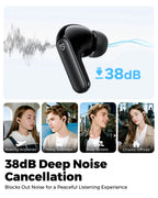 Écouteurs sans fil SoundPEATS Q3 Pro ANC – Bluetooth 6.0, suppression de bruit à 4 micros, son premium