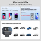 Wireless Car Adapter – Convert Wired CarPlay & Android Auto to Wireless | Plug & Play USB Dongle