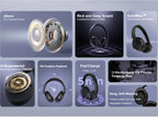 Wireless Over-Ear Headphones with Active Noise Cancelling & 70H Battery