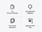 Magnetyczny uchwyt samochodowy na telefon | Uchwyt do kratki nawiewu – ZAIYNE