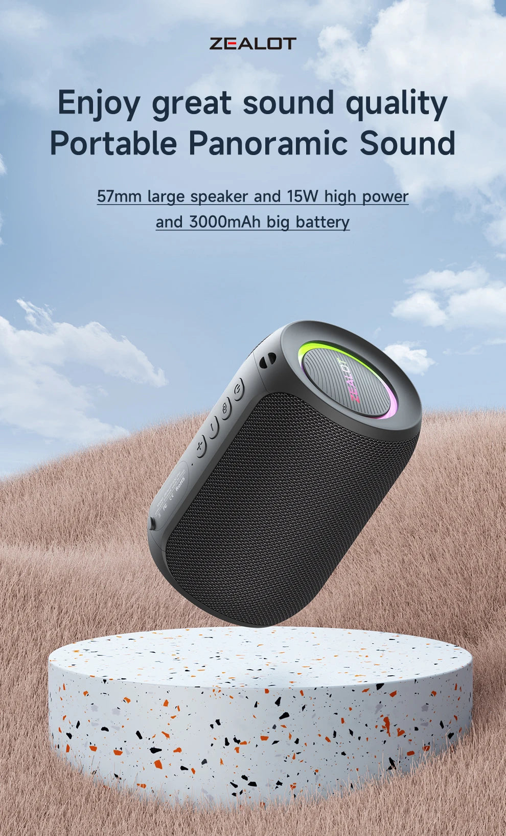 Mini enceinte Bluetooth – Portable, étanche et sans fil