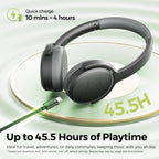Casque sans fil supra-auriculaire SoundPEATS Space Lite avec réduction de bruit active