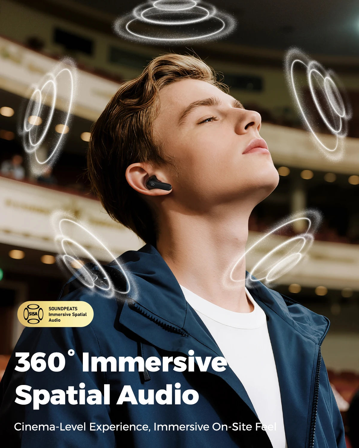 Écouteurs sans fil SoundPEATS Q3 Pro ANC – Bluetooth 6.0, suppression de bruit à 4 micros, son premium