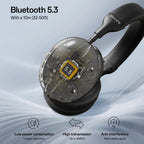 Słuchawki bezprzewodowe Bluetooth SuperEQ S6001 | Głęboki bas + Izolacja hałasu | ZAIYNE
