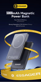 Batterie Externe Magnétique sans Fil 5000 mAh | Chargeur Portable Fin – ZAIYNE
