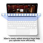 Magnetic Smart Keyboard Case for iPad Pro & Air | Backlit Keys | ZAIYNE Tech