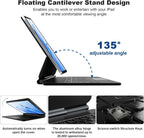 Podświetlane etui z klawiaturą magnetyczną do iPada Pro i Air | Inteligentny touchpad | ZAIYNE