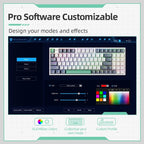 ZAIYNE K500 Pro – RGB Mechanical Gaming Keyboard | Hot-Swappable | PBT Keycaps