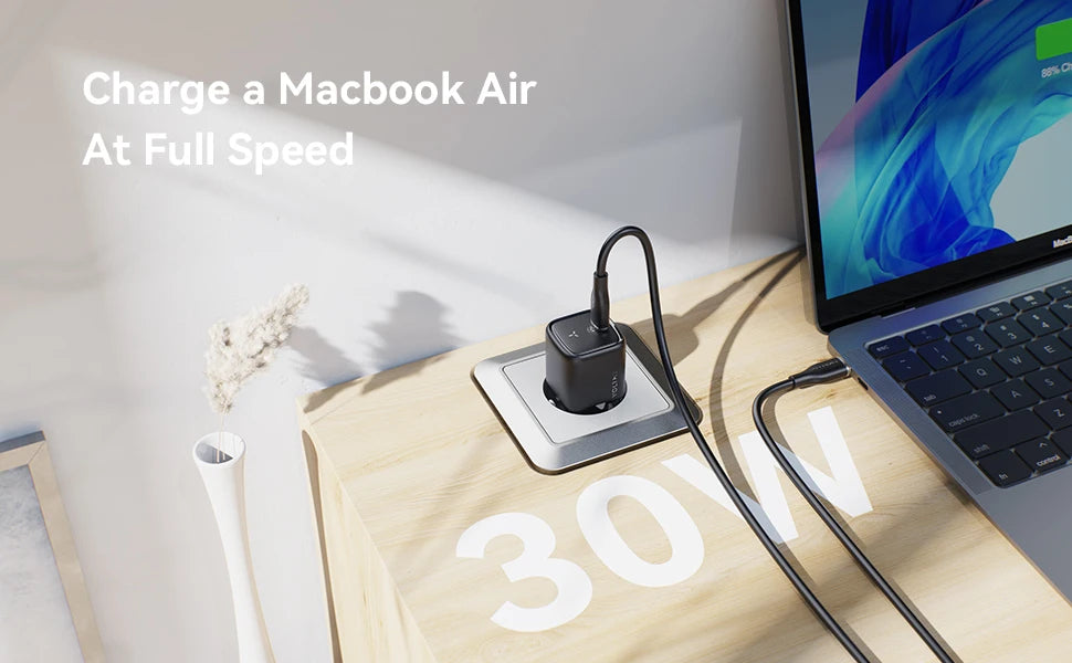 30W ładowarka GaN Mini Fast Charger USB-C | Kompaktowa ładowarka do telefonu – ZAIYNE