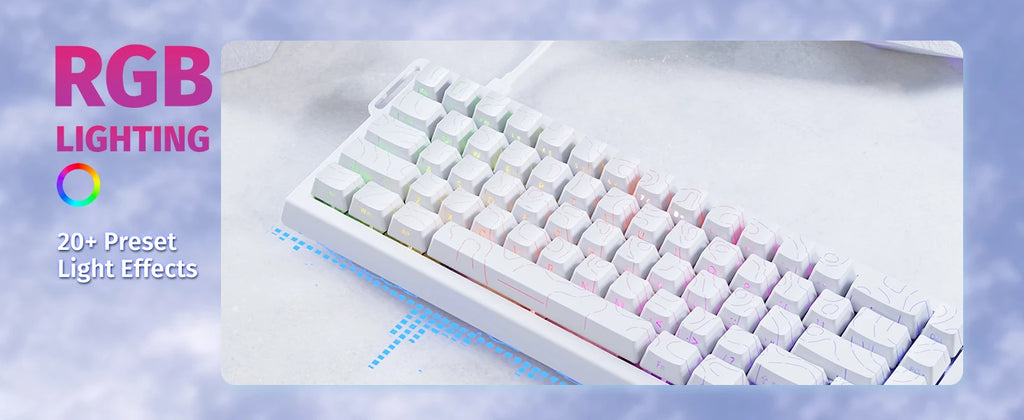 ZAIYNE AK820 MAX+ Pro – Bezprzewodowa mechaniczna klawiatura RGB | Ekran TFT | 8000 mAh