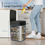 TOWNEW T1S Inteligentny Kosz na Śmieci | Automatyczny, Samouszczelniający Kosz 15,5L