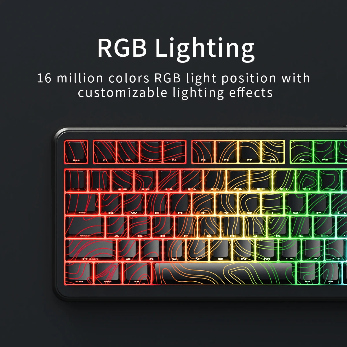 ZAIYNE AK820 MAX Pro – Clavier mécanique RVB à interrupteurs magnétiques | Taux de réponse 8K