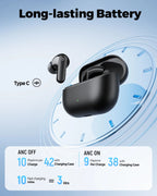 Écouteurs sans fil SoundPEATS Q3 Pro ANC – Bluetooth 6.0, suppression de bruit à 4 micros, son premium