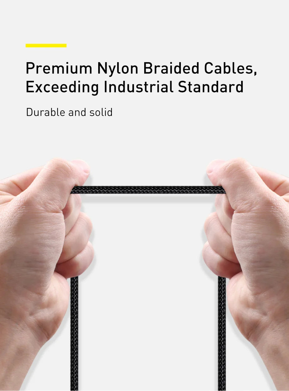 Kabel ZAIYNE USB-C do USB-C do szybkiego ładowania (100 W)