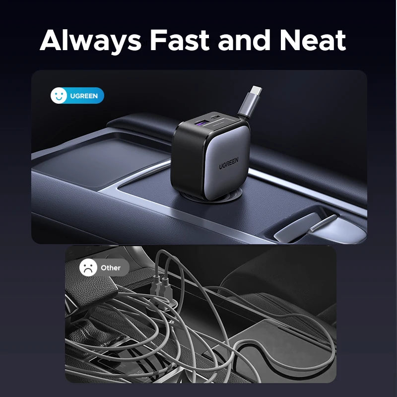 Chargeur de voiture USB-C haute puissance | Chargement rapide pour téléphone et tablette – ZAIYNE