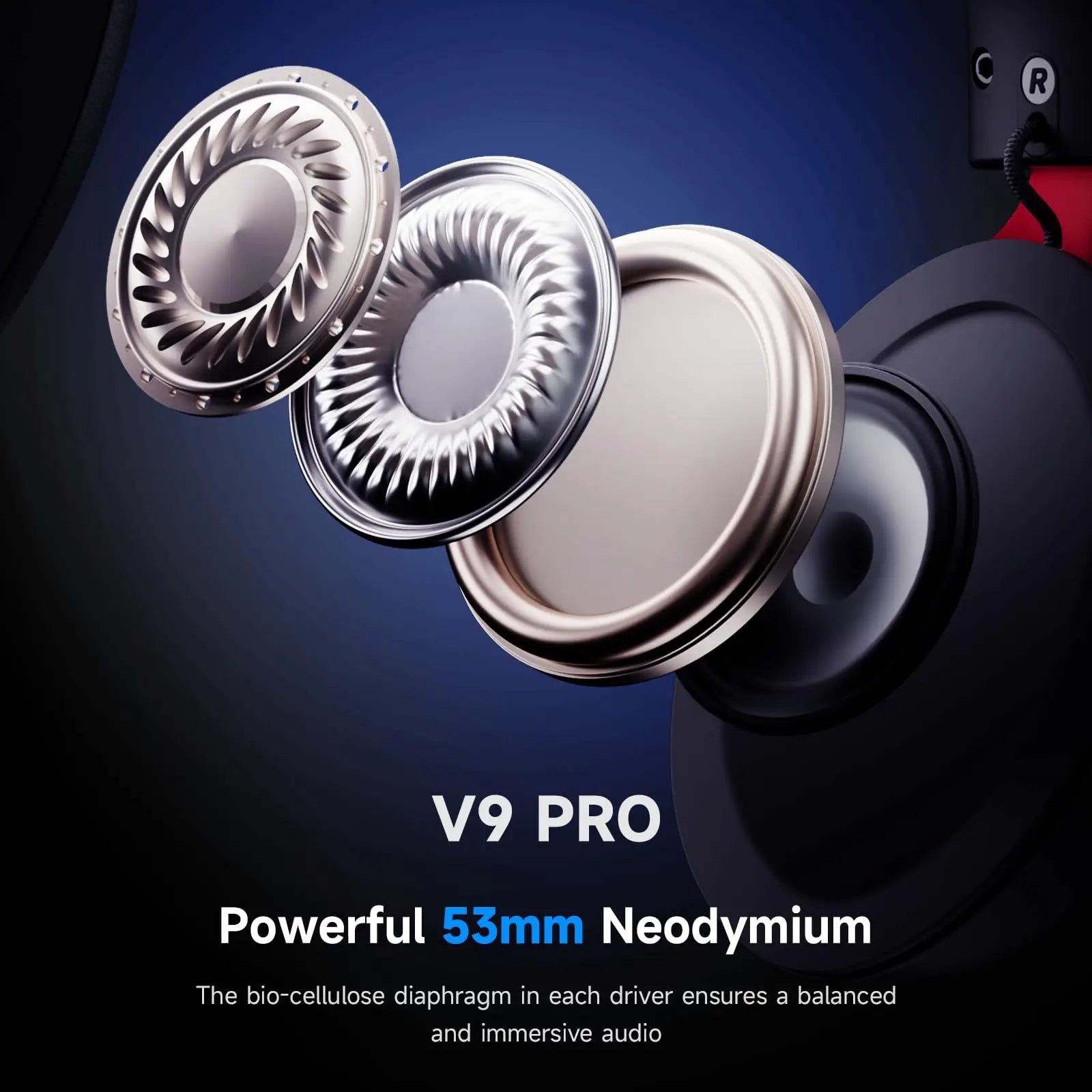 Casque sans fil RVB ZAIYNE V9X Pro | Son Surround 7.1 | Gaming & Musique
