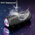 Przenośny głośnik Bluetooth – wodoodporny, z podświetleniem RGB i bezprzewodowym dźwiękiem