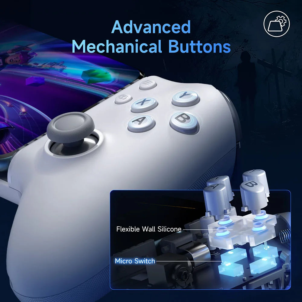 Manette de jeu mobile M15 | Manette de téléphone à effet Hall pour iPhone et Android | ZAIYNE