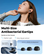 Écouteurs sans fil SoundPEATS Q3 Pro ANC – Bluetooth 6.0, suppression de bruit à 4 micros, son premium