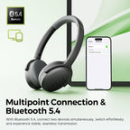 Casque sans fil supra-auriculaire SoundPEATS Space Lite avec réduction de bruit active
