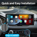 Écran Portable Sans Fil CarPlay et Android Auto – Écran Tactile 7" pour Moderniser Votre Voiture