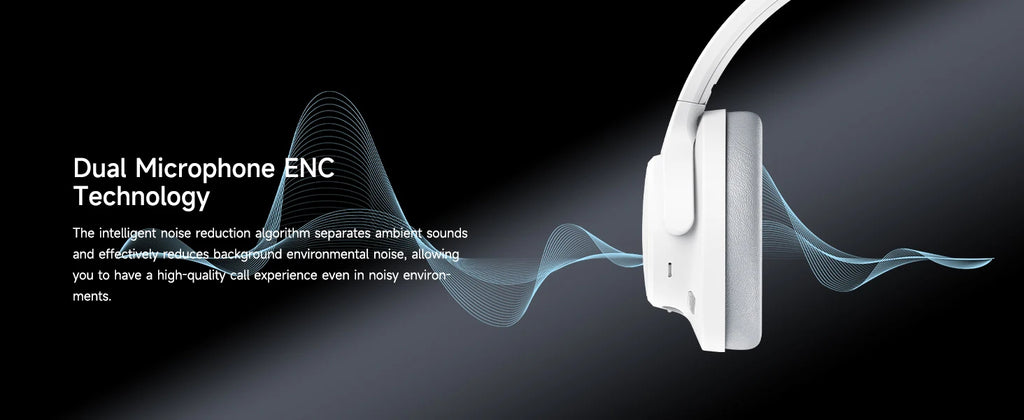 SoundPEATS Space ANC Wireless Headphones | 123H Battery