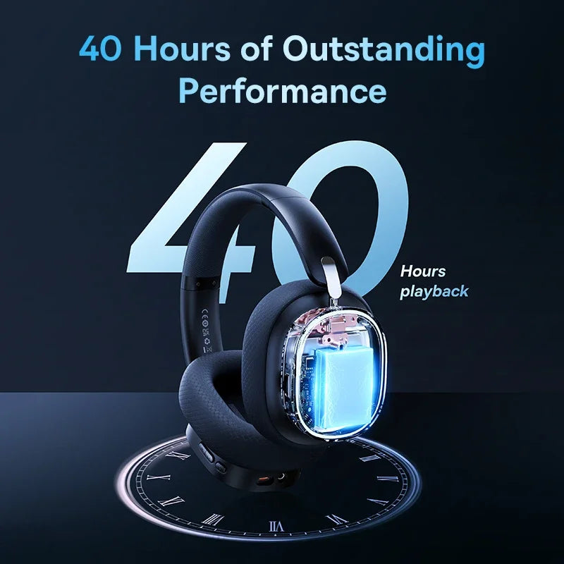 Casque sans fil RVB ZAIYNE GHX Pro | Bluetooth 5.3 | 40h d'autonomie | Basses profondes
