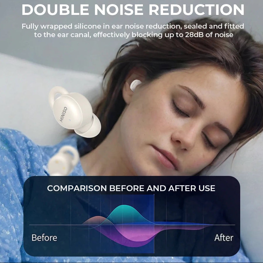 Écouteurs de Sommeil Sans Fil Bluetooth 5.4 X10 – Ultra Doux, Contrôle du Bruit, Longue Autonomie (Rose)