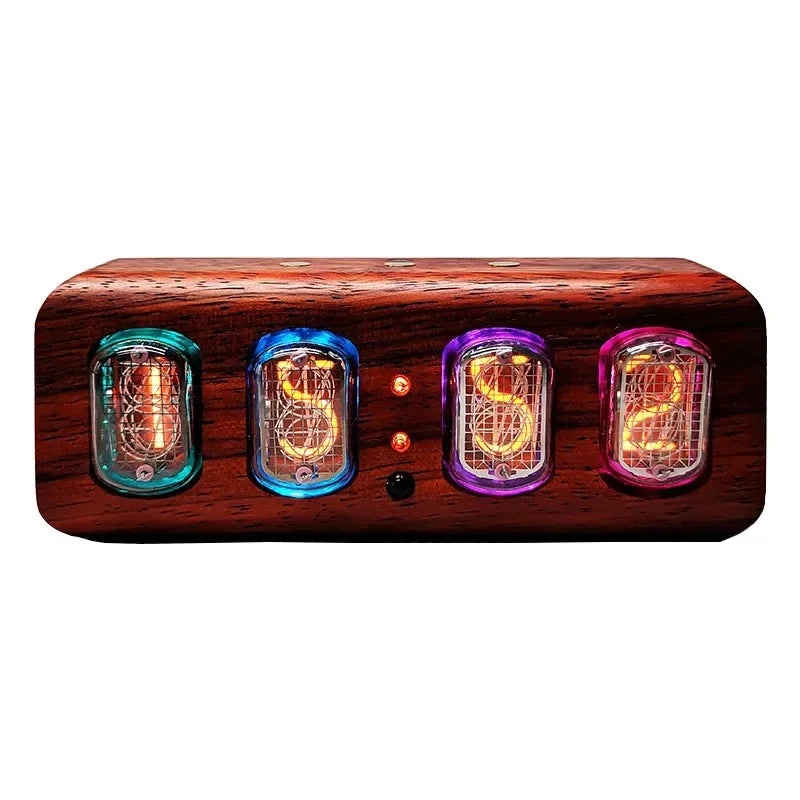 Cyfrowy zegar biurkowy w stylu retro z Bluetooth
