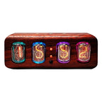 Cyfrowy zegar biurkowy w stylu retro z Bluetooth