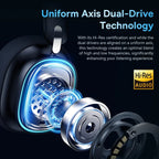 ZAIYNE GHX Pro Wireless RGB Headphones | Bluetooth 5.3 | 40H Battery | Deep Bass