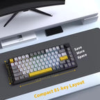 ZAIYNE AK820 MAX Pro – Mechaniczna klawiatura RGB z przełącznikami magnetycznymi | Czas reakcji 8K