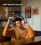Casque sans fil supra-auriculaire à réduction active du bruit – Audio haute résolution
