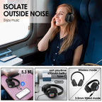 Casque sans fil Siindoo JH-ANC930Plus avec affichage LED intelligent – Noir