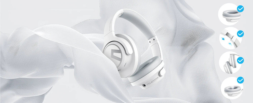 SoundPEATS Space ANC Wireless Headphones | 123H Battery